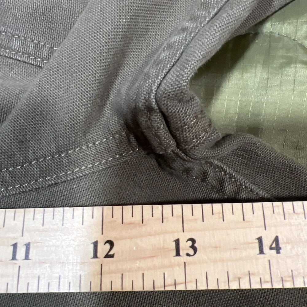 Carhartt 106595 Rugged Flex Duck Double Front Pant 44x30 Moss Garment Dyed Soft